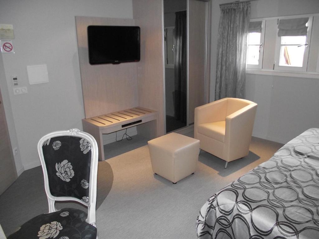 Hostellerie Au Cygne 비상부르 객실 사진